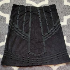 Anthropologie Black Skirt